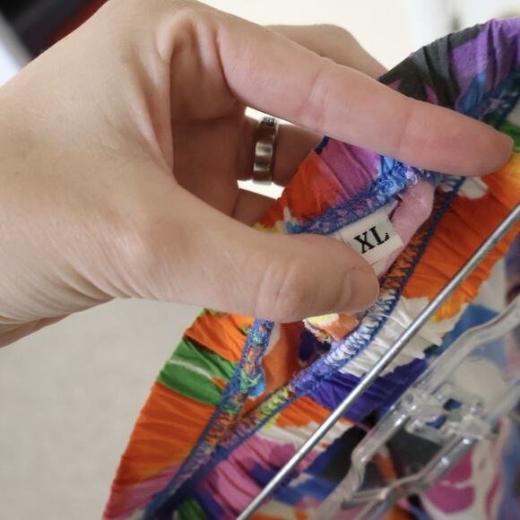 Jams World Colorful Floral 2 Piece Set XL Maximalist Travel Cruisewear - Picture 7 of 8